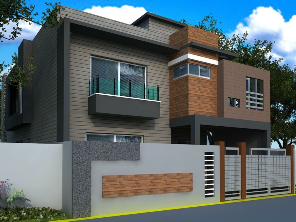 تصميم السور الخارجي للمنزل والفلل