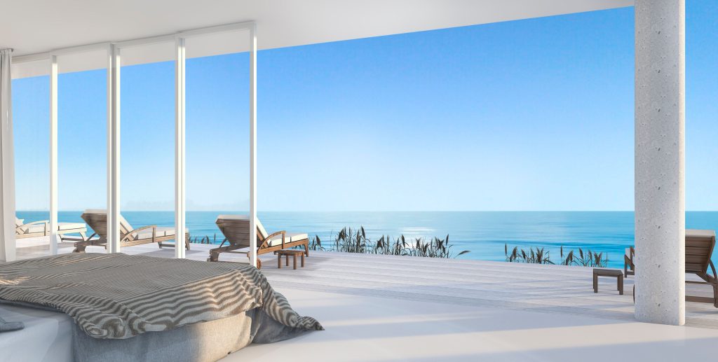 What is beach villa design?