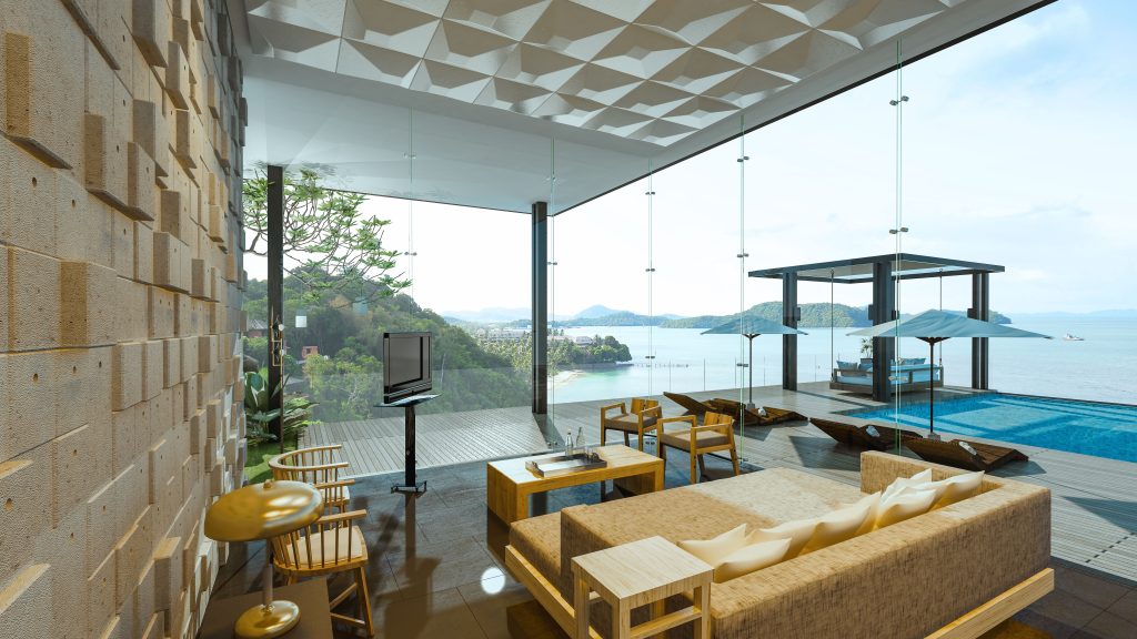 Beach villa modern design