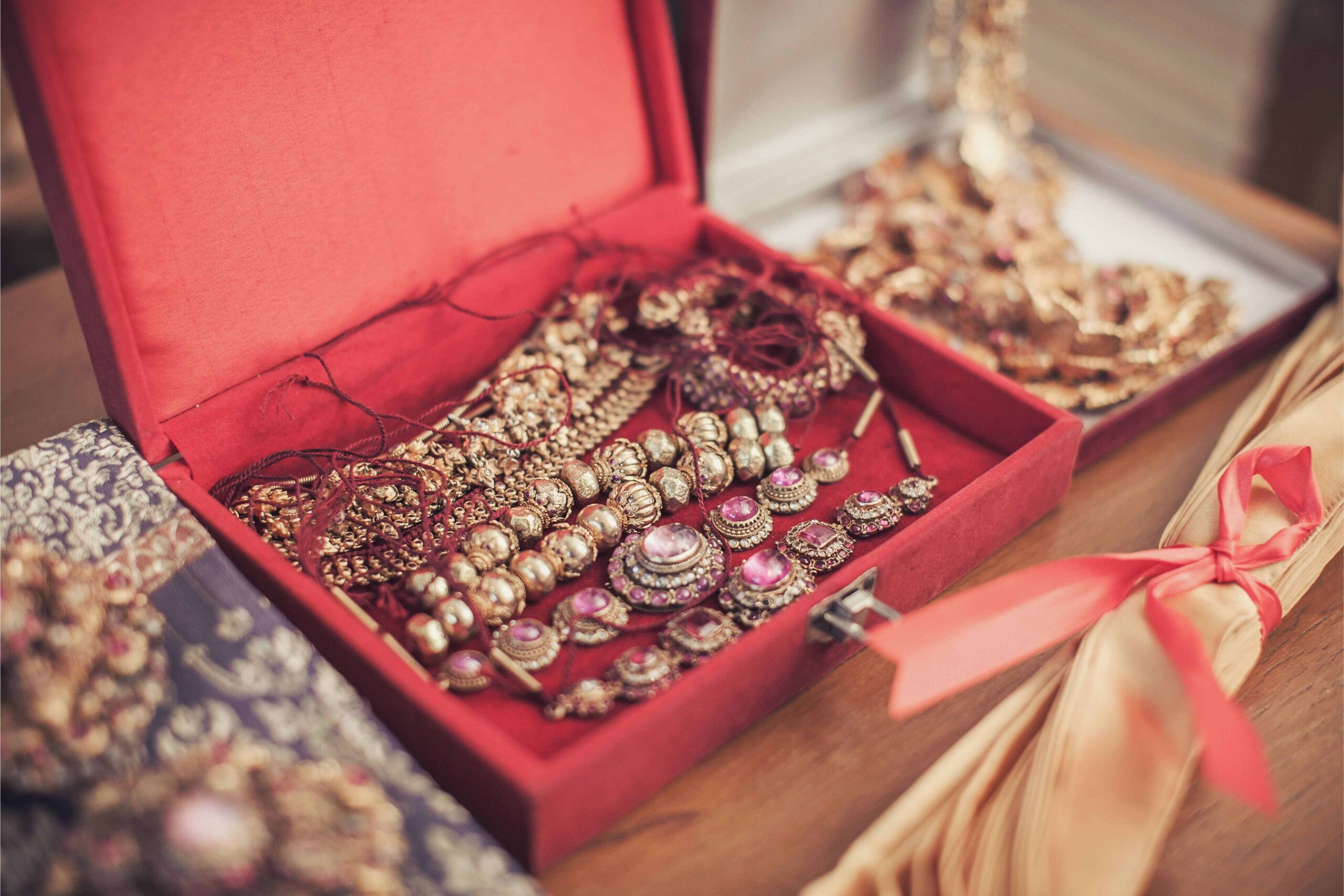 Antique jewelry armoire