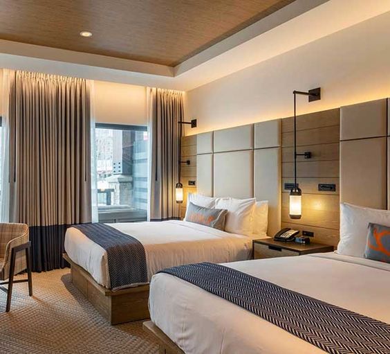 hotel room bed design