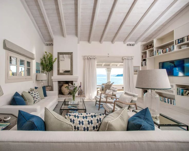 greek villa furniture ideas